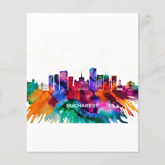 Bucharest Skyline Flyer (Front)