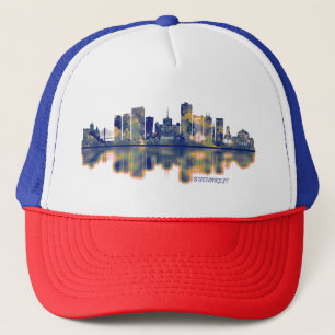 Bucharest Skyline Trucker Hat