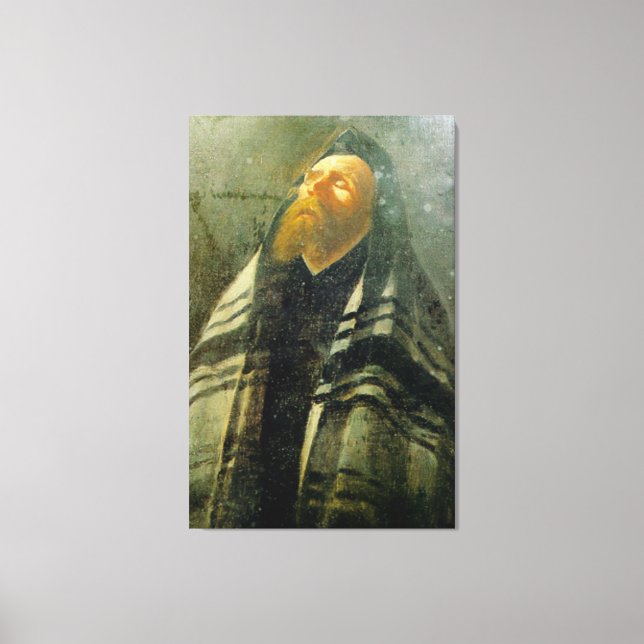 BUCHBINDER - RABBI PRAYING - WRAPPED CANVAS GIFTS (Front)