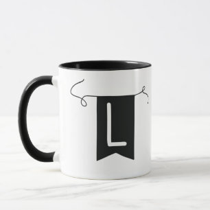 Buchstabe „L“ Becher Mug