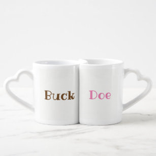 Buck And Doe Couples Mugs