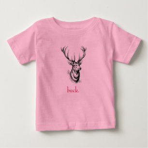 buck baby creeper - deer, antlers