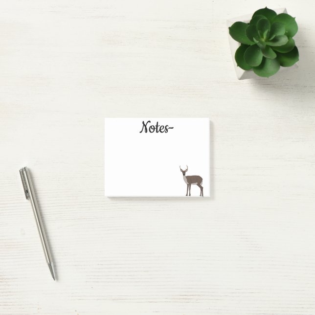 Buck Deer Post-it Notes (Office)