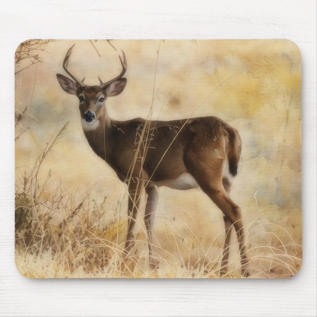 Buck Deer Wild Animal Mousepad (Front)