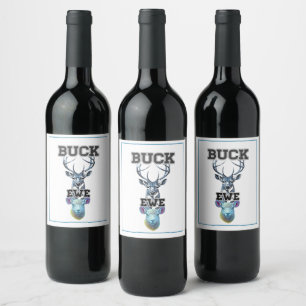 BUCK EWE WINE LABEL