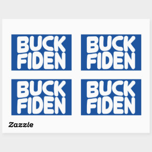 Buck Fiden Rectangular Sticker