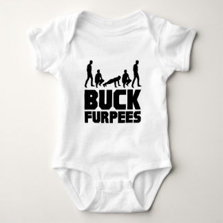 Buck Furpees -- Burpees Fitness Baby Bodysuit