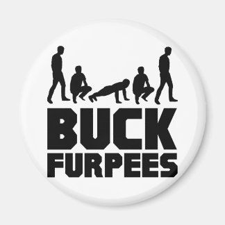 Buck Furpees -- Burpees Fitness Magnet