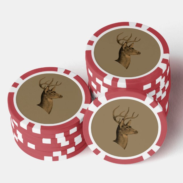 Buck Head Poker Chips (Stack)