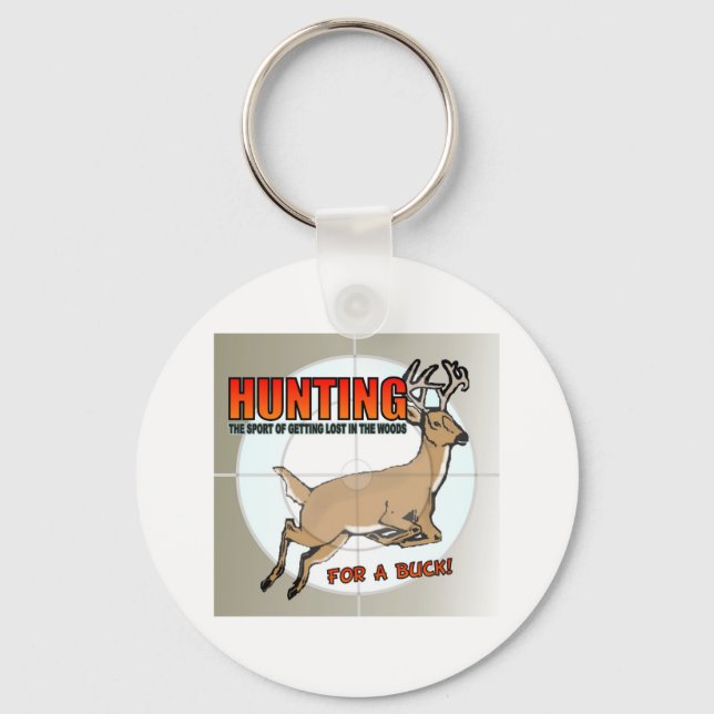 Buck Hunting Keychain (Front)