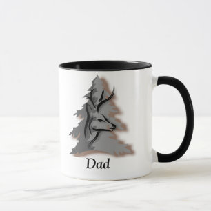 Buck in the Woods Custom Name Mug