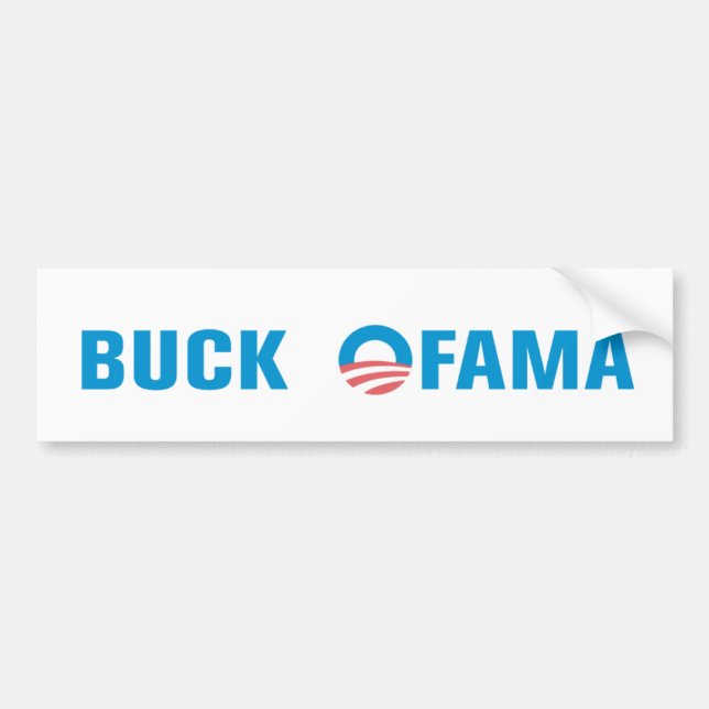 Buck Ofama Bumper Sticker (Front)