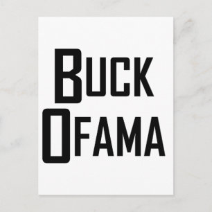 Buck Ofama Postcard