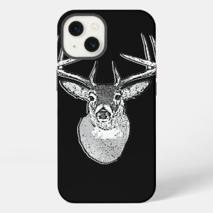 Buck on Black White Tail Deer iPhone 13 Case