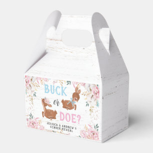 Buck or Doe? Baby Shower Reveal Favour Box