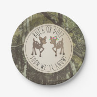 Buck Or Doe Camo Baby Gender Reveal