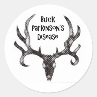 Buck Parkinson's Disease Classic Round Sticker