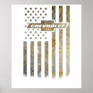 Buck Wear Chevy Camo Accent Flag 1 Poster