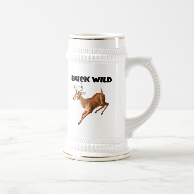 Buck Wild Beer Stein (Right)