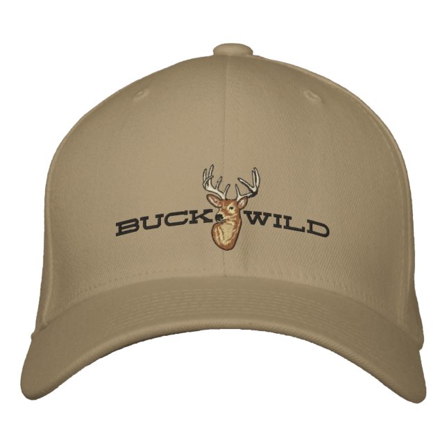 Buck Wild Embroidered Hat (Front)