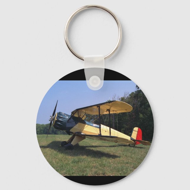 Bucker, Jungmann, 1961, St_Classic Aviation Key Ring (Front)