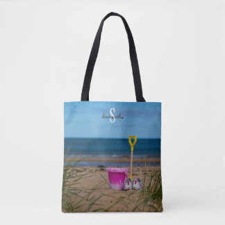 Bucket and Spade on Dornoch Beach Tote Bag