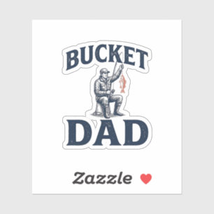 Bucket Dad Fishing Vintage Engraving Design_1