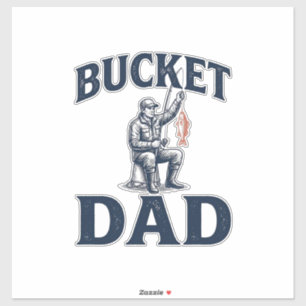 Bucket Dad Fishing Vintage Engraving Design_1