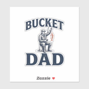 Bucket Dad Fishing Vintage Engraving Design_1