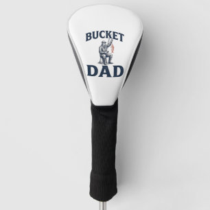 Bucket Dad Fishing Vintage Engraving Design_1 Golf Head Cover