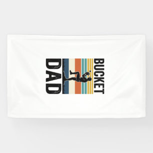 Bucket Dad Retro Baseball Father Vector Design_1 Banner