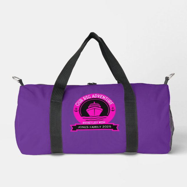 Bucket List Cruise Duffle Bag (Front)