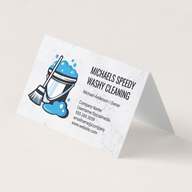 Bucket of Soapy Water Business Card (Front)