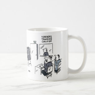Bucket on Door at Teachers College Coffee Mug