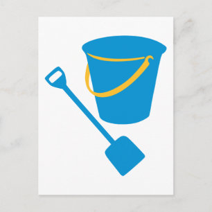 Bucket - Shovel Postcard