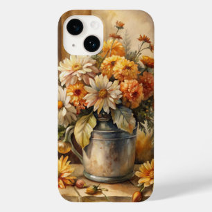 Bucket with Fall Floral Case-Mate iPhone 14 Case