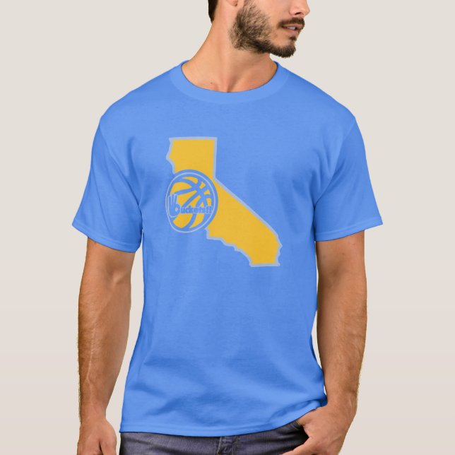buckets gold cali logo tshirt (Front)