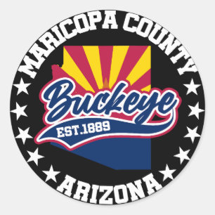 Buckeye,Arizona Classic Round Sticker