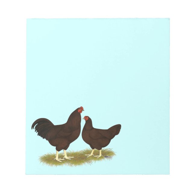 Buckeye Chickens Notepad (Front)