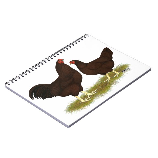 Buckeye Chickens Spiral Notebook (Left Side)