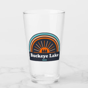 Buckeye Lake Ohio Rainbow Glass