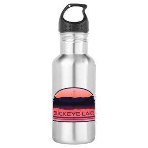 Buckeye Lake Ohio Red Sunrise 532 Ml Water Bottle