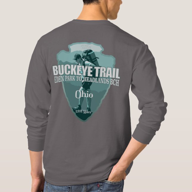 Buckeye Trail (arrowhead T) T-Shirt (Back)