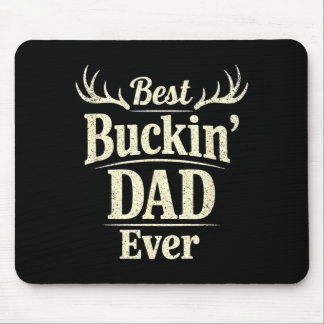 Buckin dad funny deer hunting classic fathers day  mouse pad