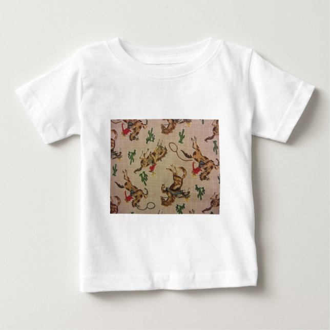 Bucking Bronco Baby T-Shirt (Front)