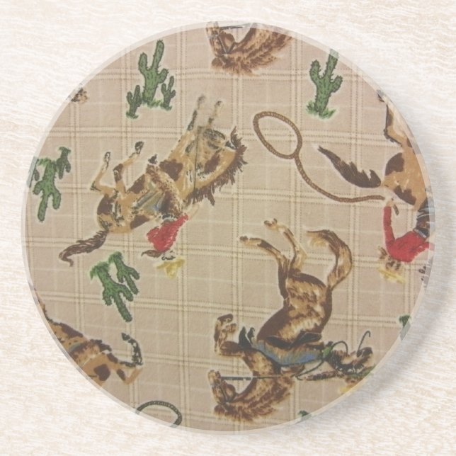Bucking Bronco Coaster (Front)