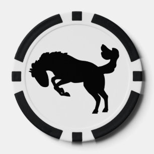 Bucking Bronco Horse Poker Chips. Chips