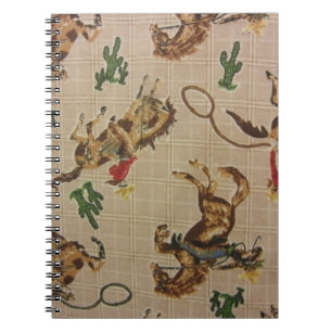 Bucking Bronco Spiral Notebook