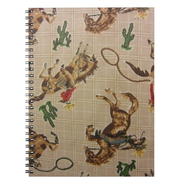 Bucking Bronco Spiral Notebook (Front)