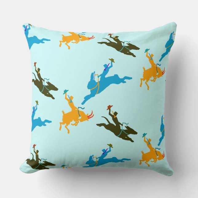 Bucking Bronco Trio Cushion (Front)